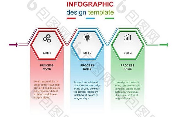 业务infographics阶段成功的业务发展培训项目促销活动平设计