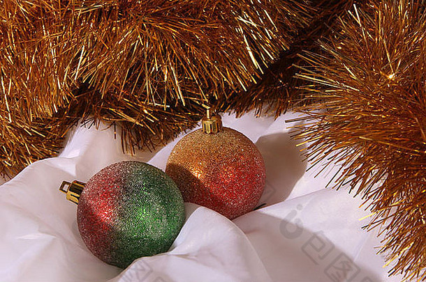 球装饰眩光闪光圣诞树装饰一年圣诞节假期小玩意装修装饰
