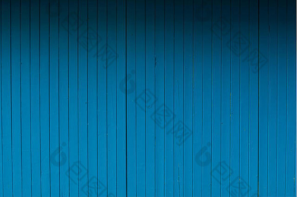 蓝色的木木板背景纹理