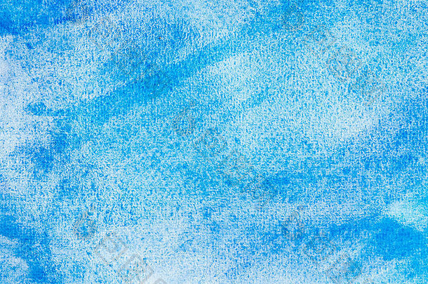 水彩蓝色的青色摘要背景混乱的刷中风背景设计元素