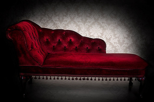 美丽的软沙发难看的东西复古的风格