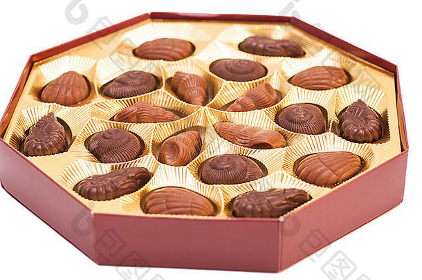 盒子巧克力糖果