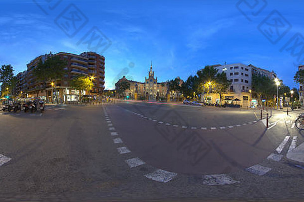 照片街道巴塞罗那加泰罗尼亚西班牙