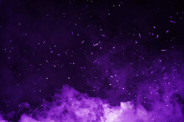 摘要紫色的烟雾雾粒子余烬背景纹理设计元素