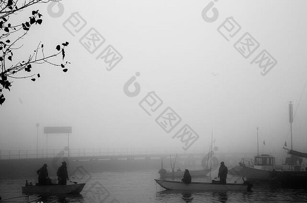 渔民雾码头