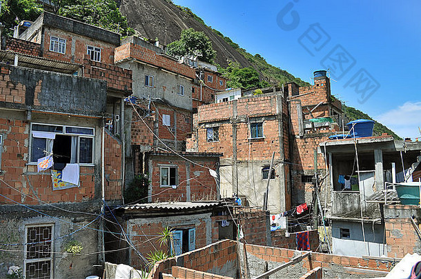 房子贫民窟里约1月巴西利亚