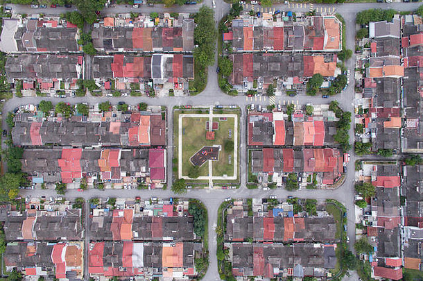 空中照片住宅区域马来西亚
