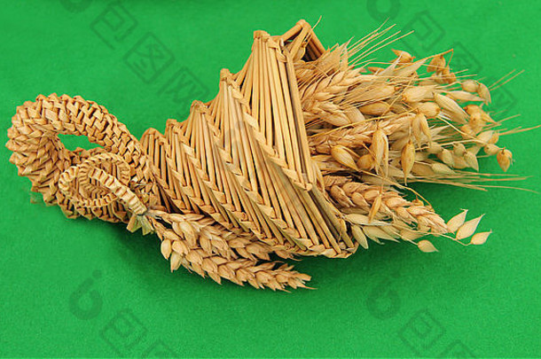 小麦编织稻草工艺