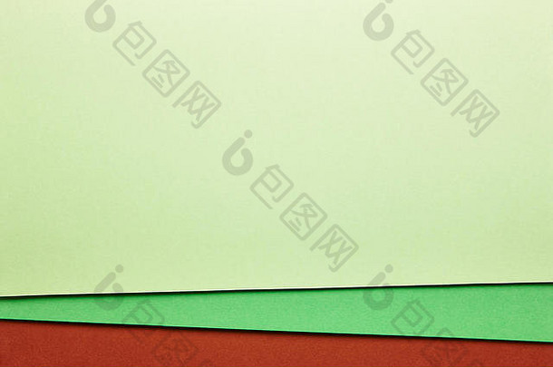 彩色的纸板背景<strong>绿色</strong>棕色（的）语气复制空间水平