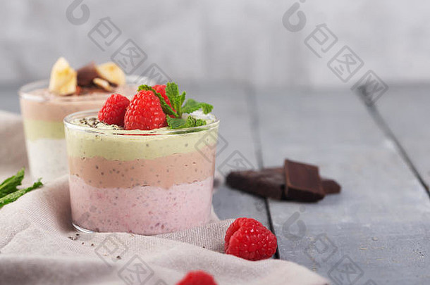 传讲种子布丁口味可可火柴草莓酸奶巧克力薄荷叶子复制空间