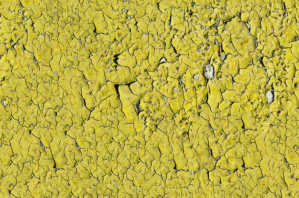 剥油漆墙无缝的纹理模式乡村黄色的难看的东西材料