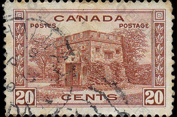 加拿大约邮票印刷加拿大显示堡加里门温尼伯约