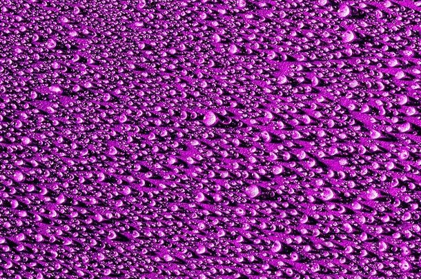 宏水滴纹理紫罗兰色的背景摘要模式空白设计