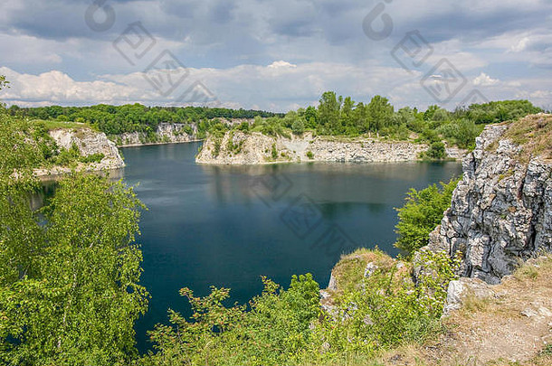 视图淹没了我的克拉科夫波兰扎克尔佐维克湖