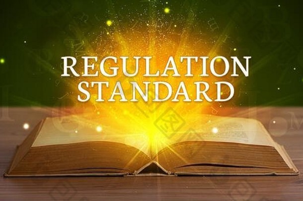监管标准登记未来开放书教育概念