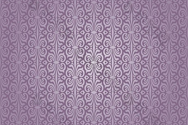 紫罗兰色的银奢侈品古董模式壁纸