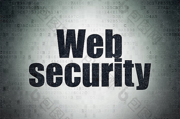 安全概念网络安全数字纸背景