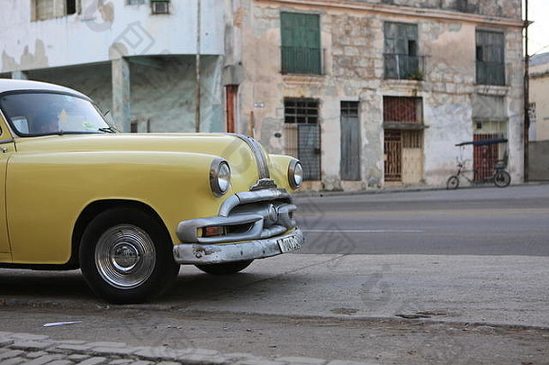 汽车街哈瓦那古巴