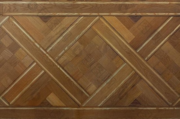 无缝的棕色（的）木古董拼花地板条纹广场形状盘子
