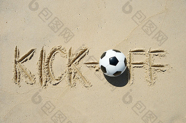 世界杯巴西开球消息手写的沙子