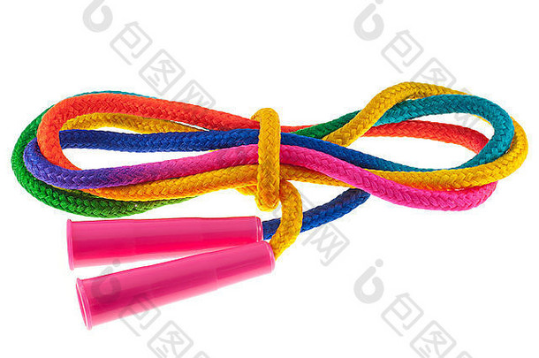 彩虹跳绳子