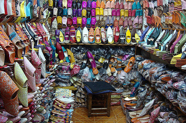 鞋商店马拉喀什