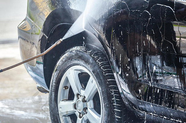 车洗清洁车高压力水泡沫