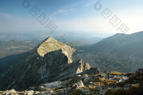 峰会背景谷基塔特拉山山最高山峰喀尔巴阡山polish-slovak边境