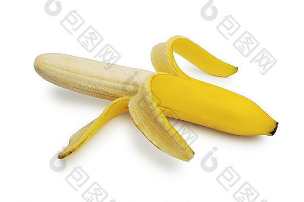 去皮香蕉白色