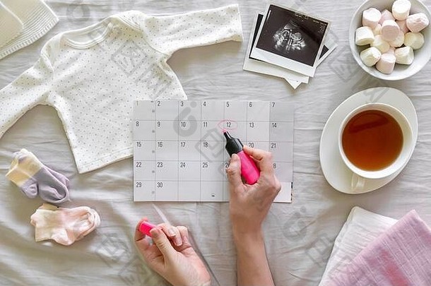 前唠唰��期待怀孕了女人笔记日期出生日历怀孕出生概念