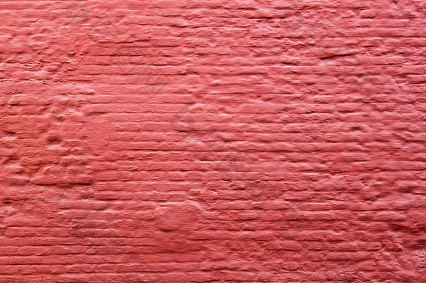 部分中世纪的红色的砖墙砌筑