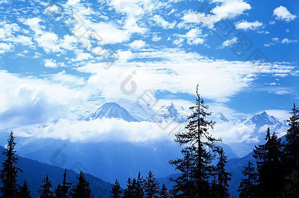 蒙特相思最高山法国欧洲法国阿尔卑斯山脉