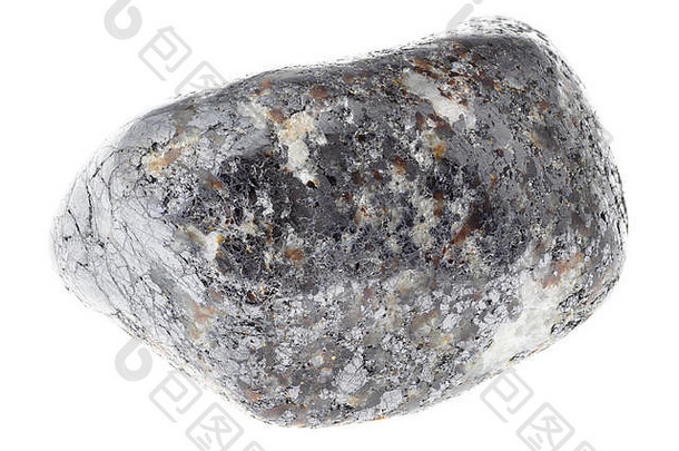 宏摄影自然矿物地质集合重挫磁铁矿石头白色背景