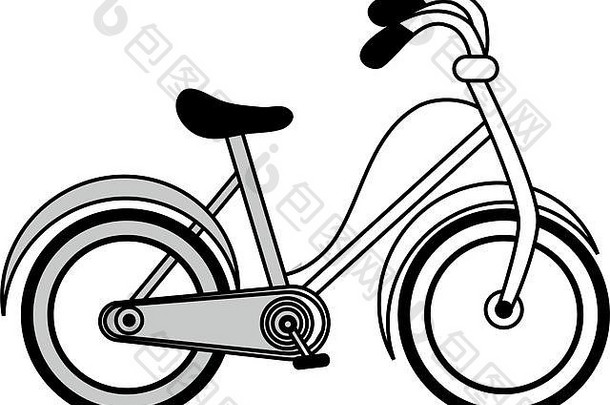 自行车图标图像