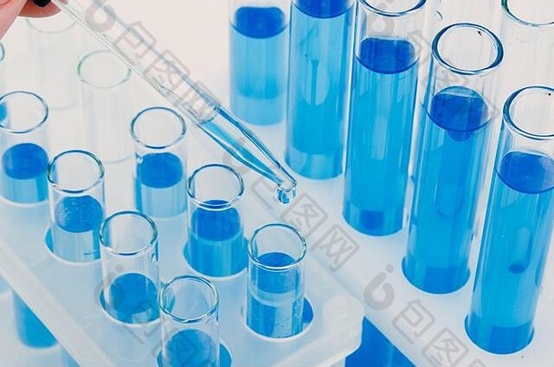 实验室玻璃器皿下降滴液体测试管科学实验室测试管实验室设备