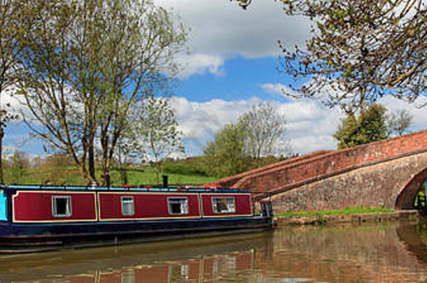 narrowboatlockgatesfoxton锁大联盟运河莱斯特郡英格兰英国