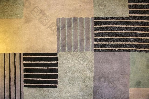 纹理纺织地毯模式米色灰色的黑色的颜色