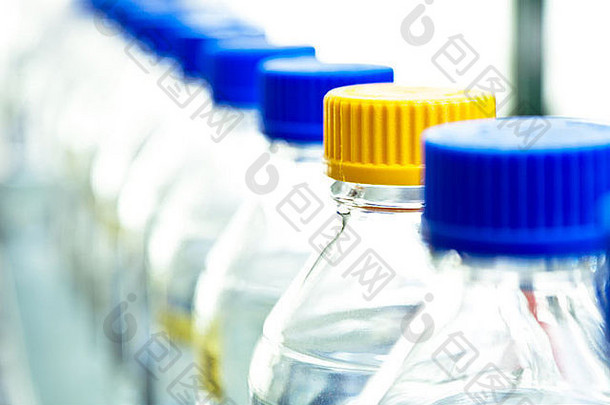 塑料瓶化学物质生化实验室