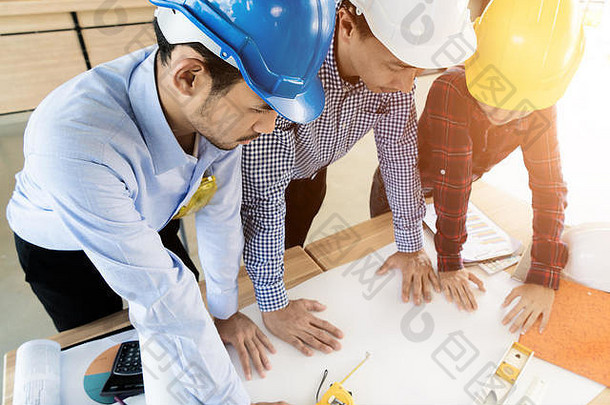 亚洲工程师架构师会议建筑项目工作合作伙伴工程工具工作场所工程师架构师会议