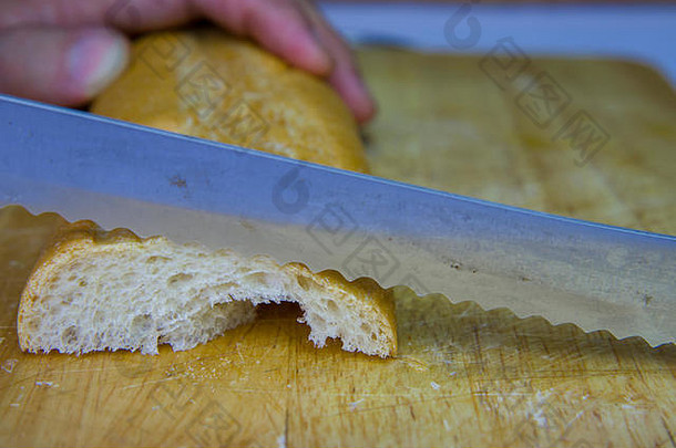 魔杖减少一半魔杖面包法国面包有机魔杖法国高决议图像画廊