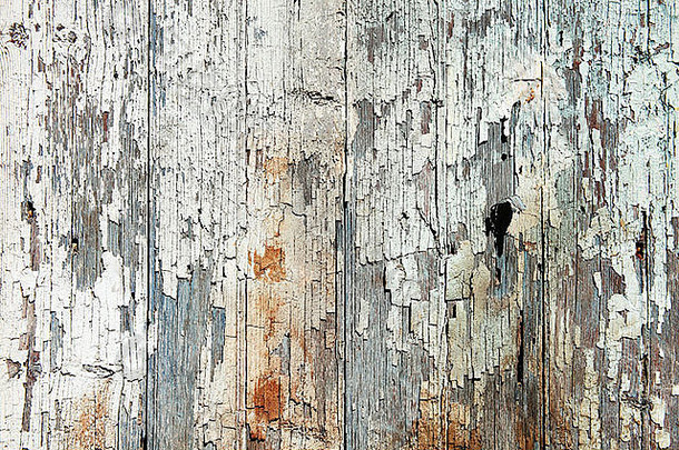 木木板白色剥油漆背景