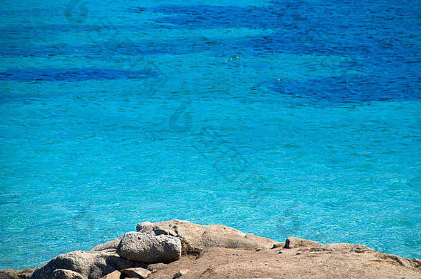 绿松石海岛马达莱娜撒丁岛