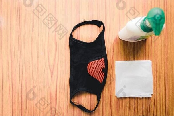 面部面具湿巾手消毒液餐巾卫生垫清洁消毒家庭产品保持健康的防止传播