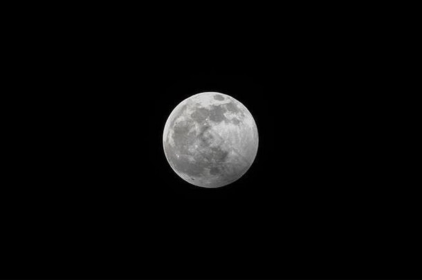 完整的月亮特写镜头eclipse《暮光之城》影子地球丢弃月亮导致降低光强度不均匀