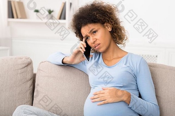伤心怀孕了女人会说话的电话医生