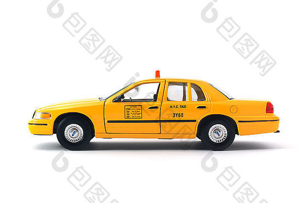 出租车车isoalted对象元素设计