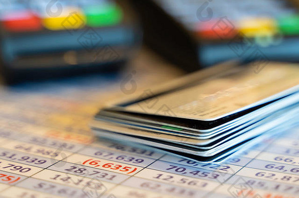 信贷卡机电子表格信贷卡片