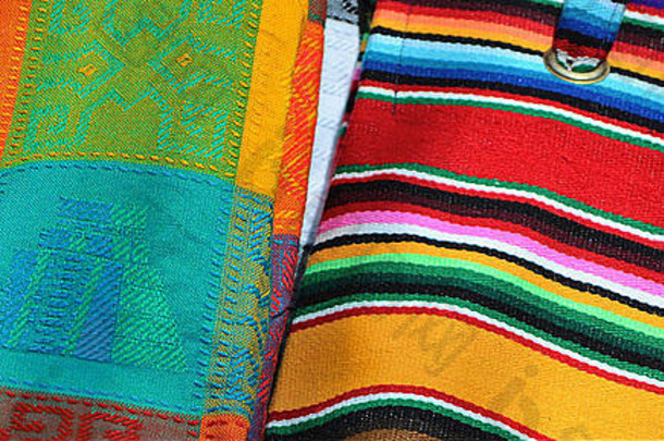 传统的手工制作的墨西哥织物