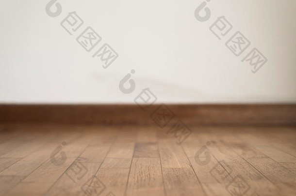 木地板上集中空墙背景背景壁纸显示蒙太奇产品模拟显示