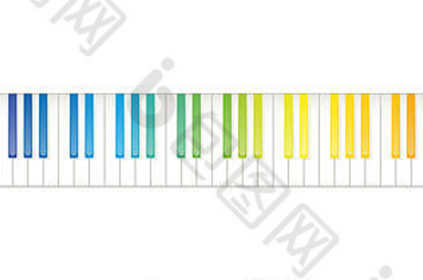 大计划键盘布局键白色黑色的键完整的八度集杠杆<strong>音</strong>乐的仪器